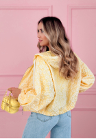 Żakardowa Geacă bomberka Madelyn galben