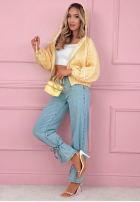 Żakardowa Geacă bomberka Madelyn galben