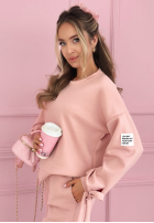 Compleu de trening Peyton de culoarea vaniliei