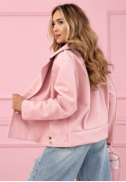 Zamszowa dwurzędowa Geacă Sylvie galben