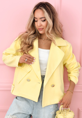 Pardesiu scurt din lână Sylvie