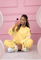 Compleu de trening Peyton de culoarea vaniliei