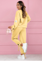 Compleu de trening Peyton de culoarea vaniliei