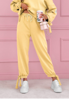 Compleu de trening Peyton de culoarea vaniliei