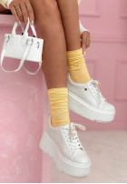 Lungi prążkowane skarpetki Always Me ciocolatii