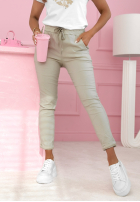 din material textil Pantaloni Archie bej