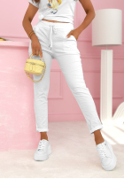 din material textil Pantaloni Archie bej