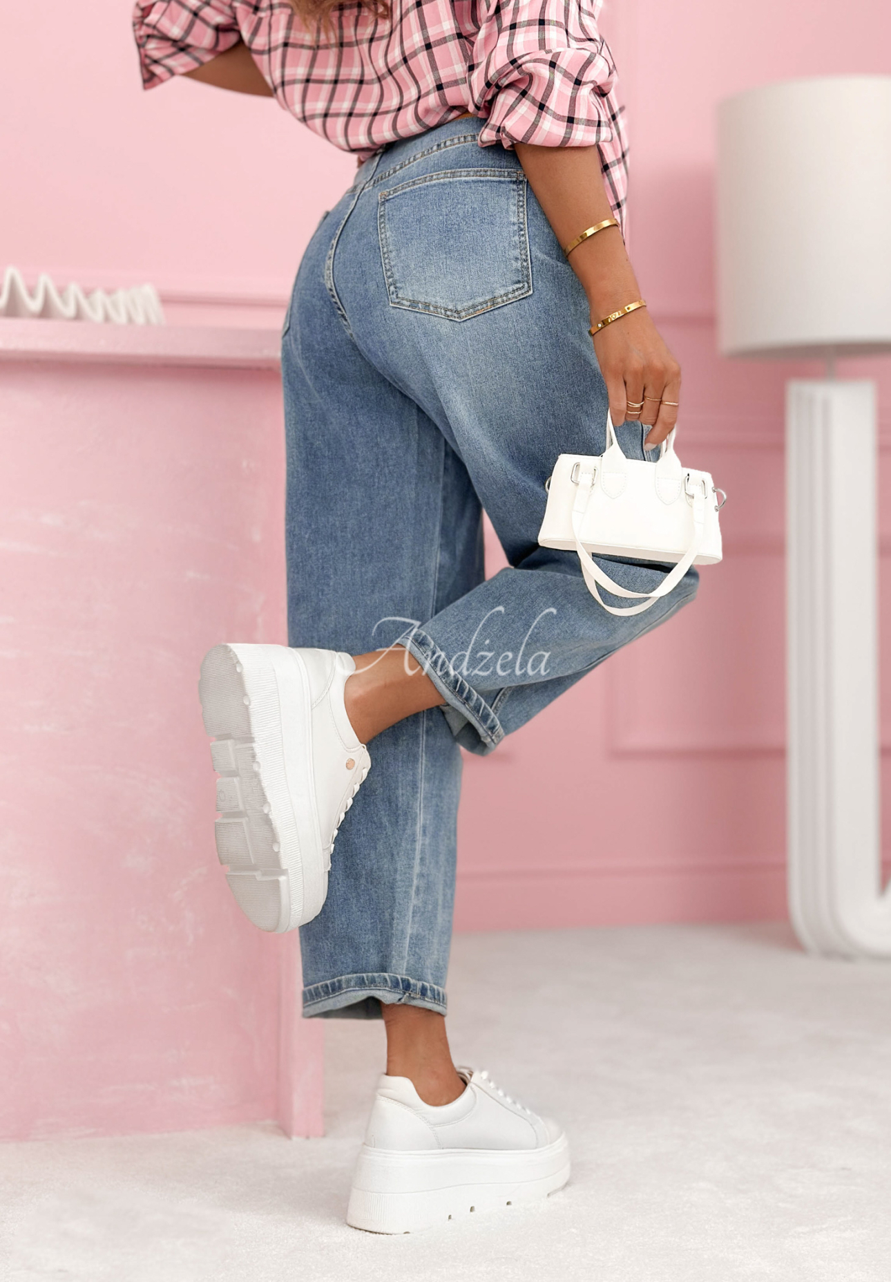 Blugi banana cu curea Let Me In