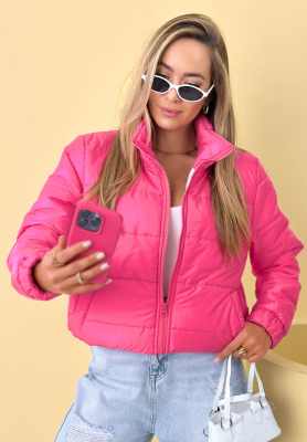 Geacă matlasată cu guler ridicat Soft Morning