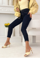 Pantaloni din denim Sounds Familiar bluemarin