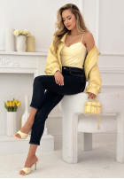 Pantaloni din denim Sounds Familiar bluemarin