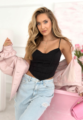 Top                         tip corset cu decolteu Mabel