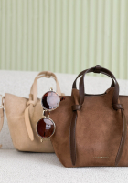 Zamszowa Geantă Beatrice bej