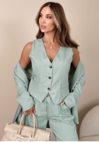 Scurtă elegancka Vestă roz