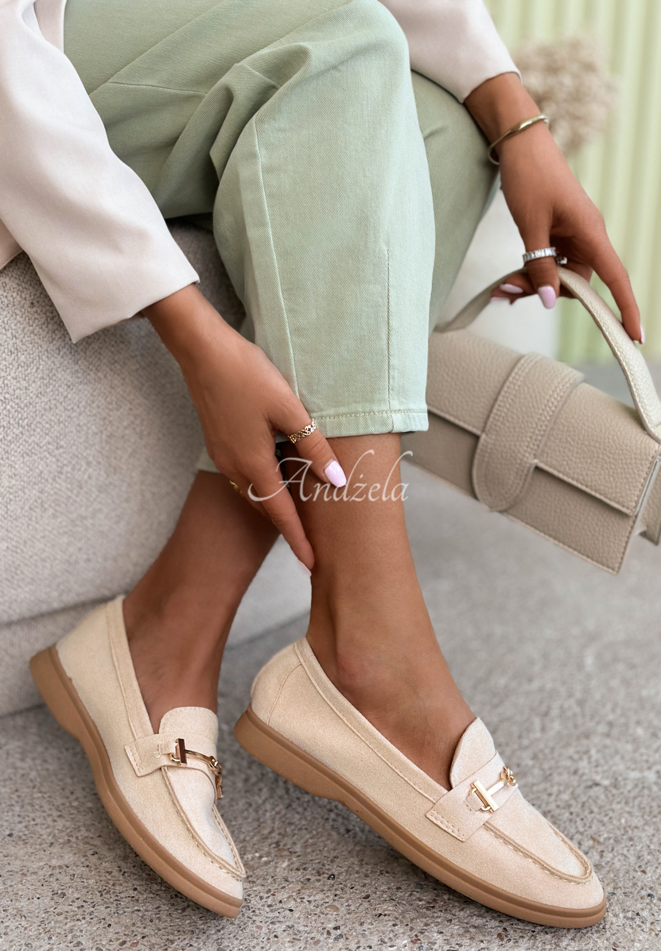 Mocasini din piele întoarsă Spirit Rebirth