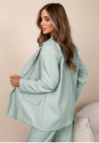 Elegancka Sacou z kołnierzem Cordelia roz