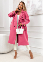 Długi Palton  z paskiem Changing Of Seasons bej