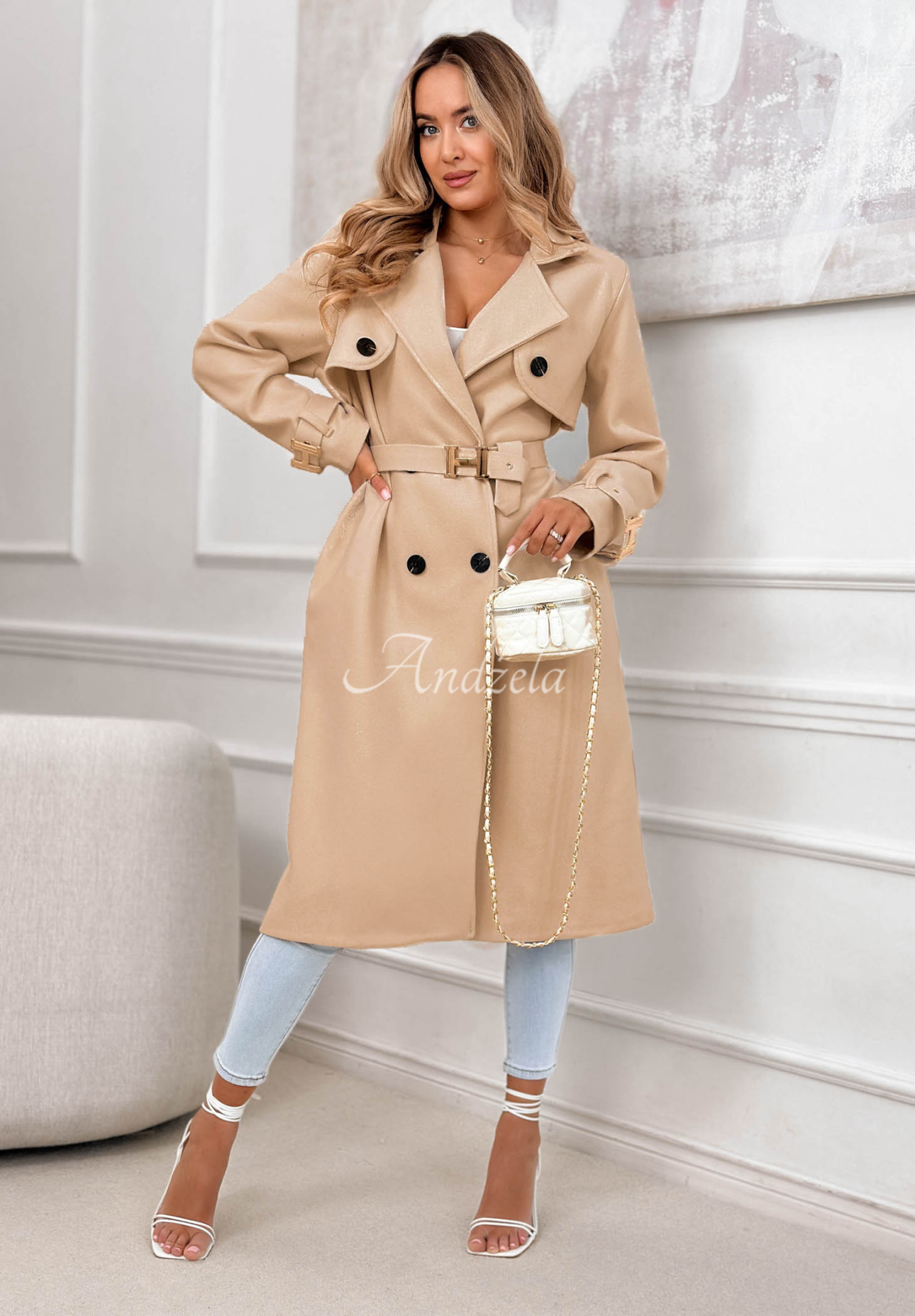 Pardesiu lung cu curea Changing Of Seasons