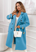 Długi Palton  z paskiem Changing Of Seasons bej