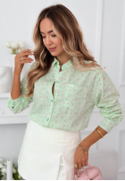 Bawełniana Cămașă w kwiaty Marbella galben