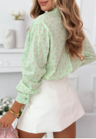 Bawełniana Cămașă w kwiaty Marbella galben