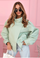 Skórzana Geacă bomberka Messy galben