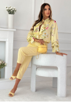 din material textil Pantaloni Laura negre