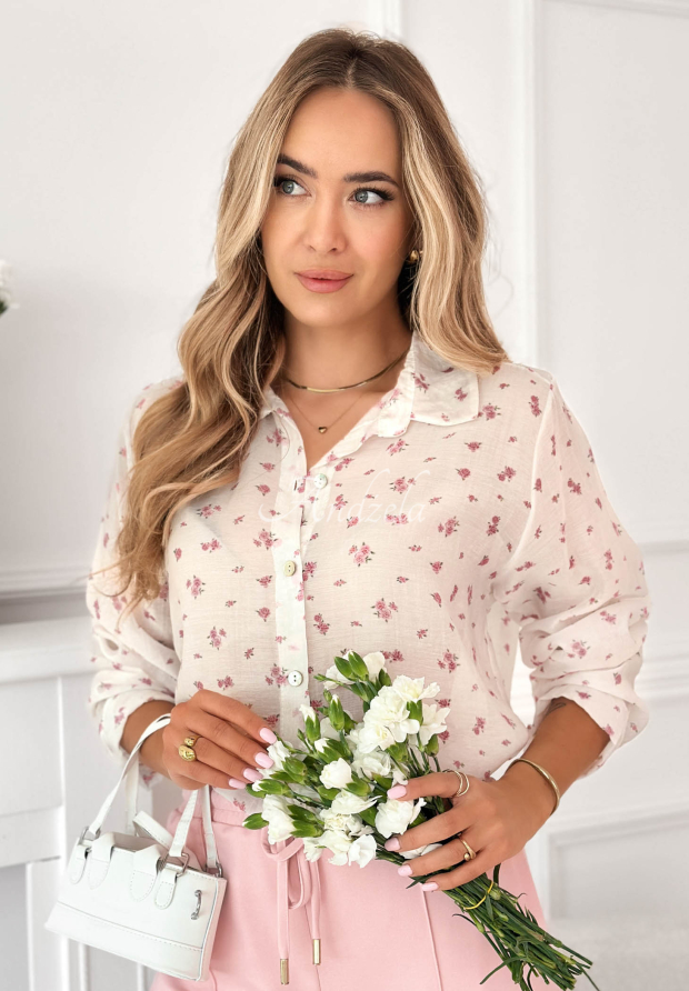 Cămașă cu imprimeu floral Floriana