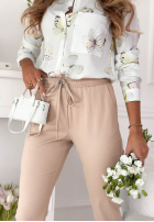 din material textil Pantaloni Do You Remember albastru azuriu