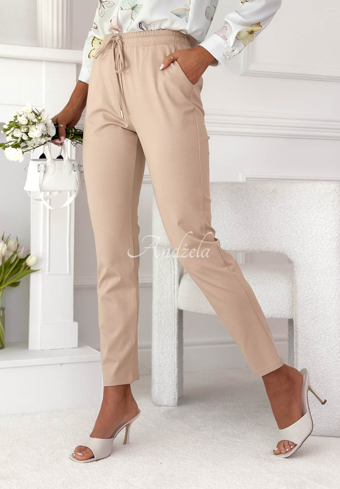 Pantaloni din viscoză Do You Remember