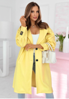 Długi Palton  Janette ecru