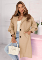 Długi Palton  Janette ecru