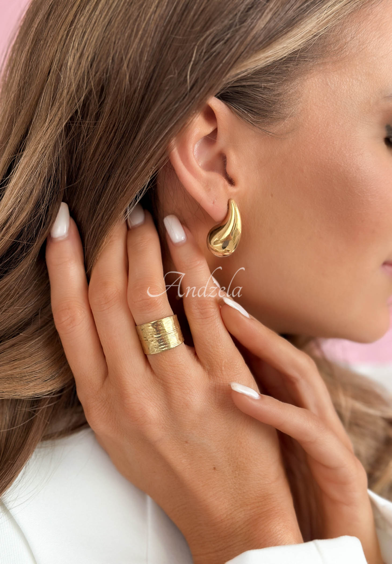 Cercei în formă de lacrimă Gina