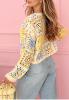 Ażurowy sweterek boho Yasmine roz