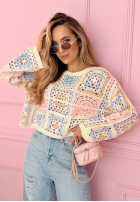 Ażurowy sweterek boho Yasmine roz