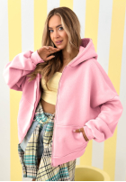 Hanorac z kapturem oversize Don't Tell galben