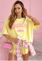 Tricou oversize cu viscoză și modal Brooklyn Mood