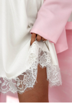 Krótkie spodenki z koronką Sweet & Sour galbenă