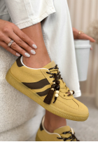 zamszowe sneakersy Chris galbenă
