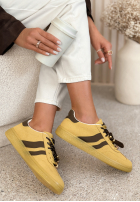 zamszowe sneakersy Chris galbenă