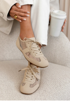 Ażurowe sneakersy Cassidy bej