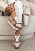 Adidași z suwakami Lottie bej