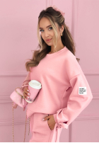 Compleu de trening Peyton de culoarea vaniliei