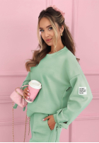 Wiskozowy Compleu de trening masełko Peyton de culoarea fisticului