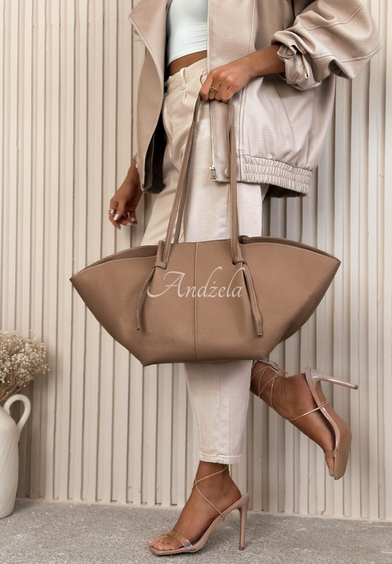 Geantă din piele Only For You