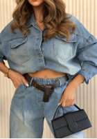 din denim Geacă katana Alessia albastră