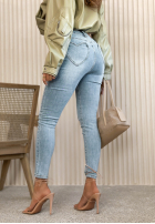 Pantaloni din denim skinny To Get Started jasnoszare