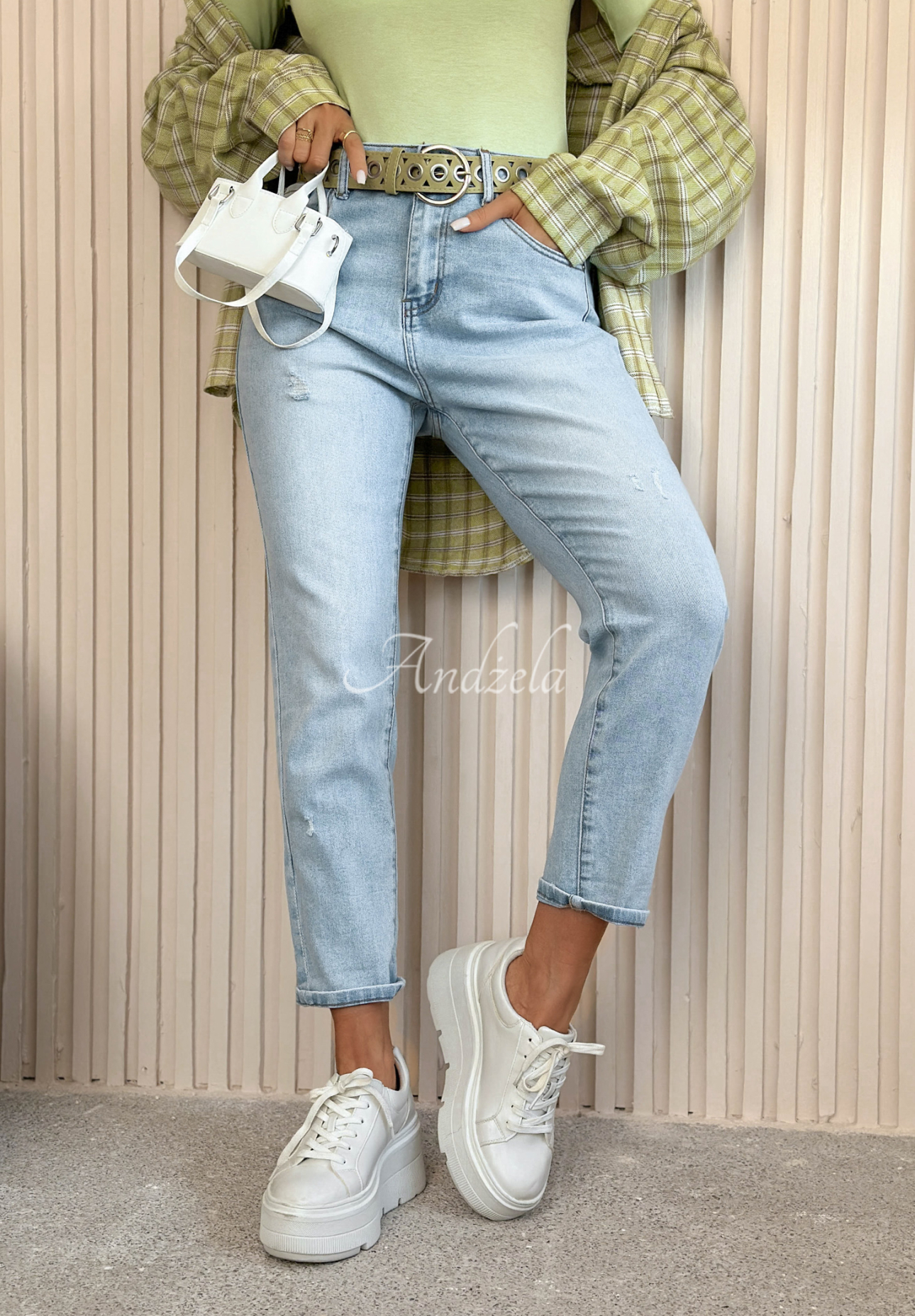 Blugi mom fit Andrina