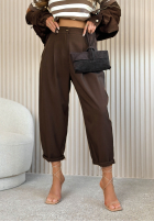 din material textil Pantaloni Maren jasnobeżowe