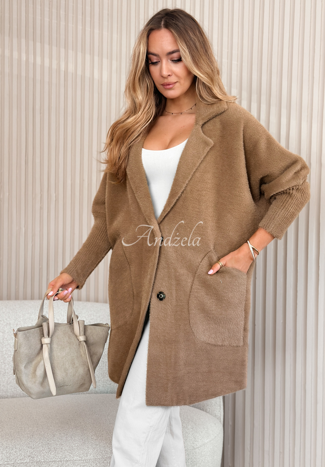 Pardesiu alpaca oversize Royal